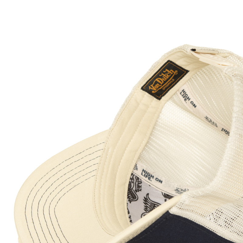 Casquette Vondutch Bleue Trucker Snapback effet Usé URBAN