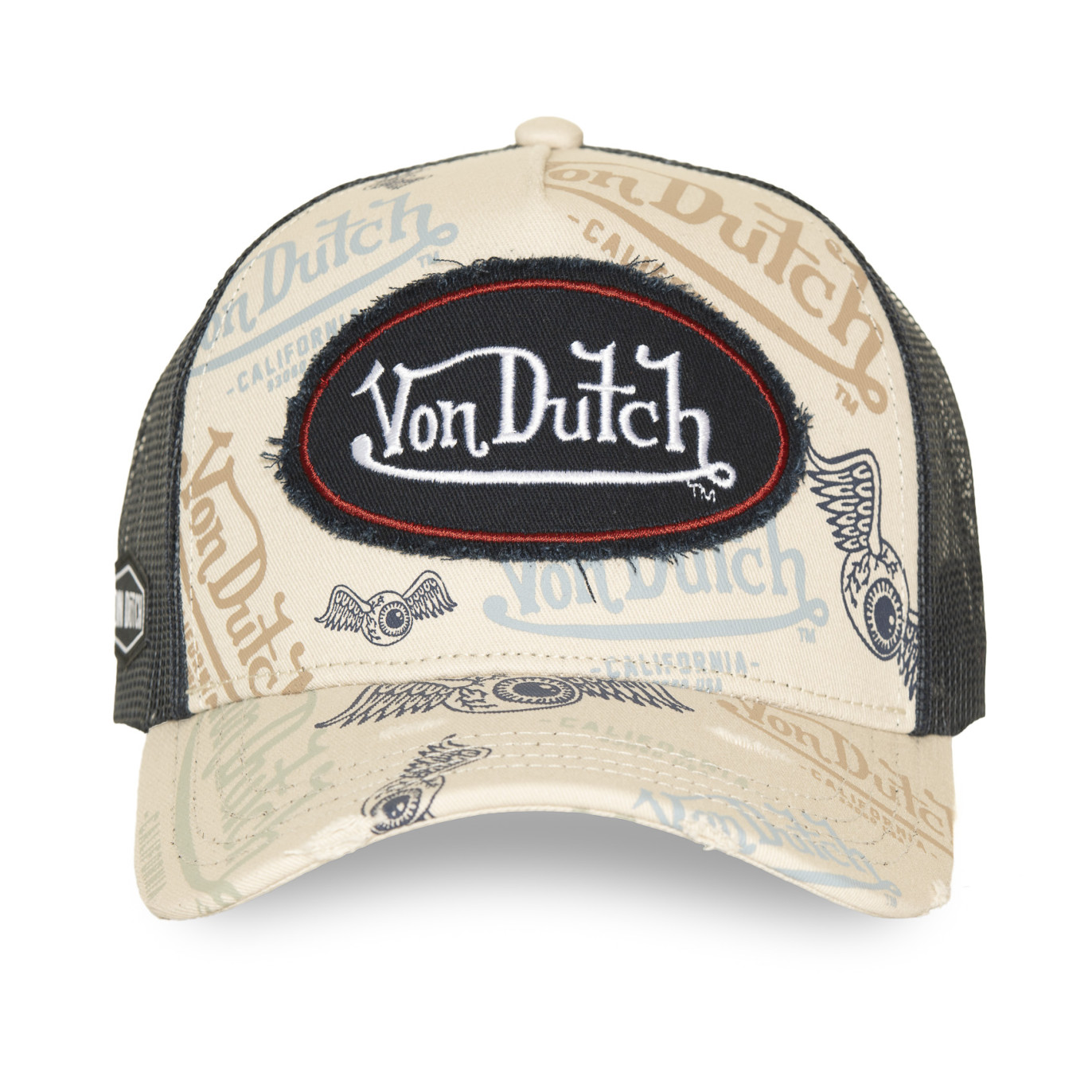 Casquette Vondutch Beige Trucker Snapback CAFE | VonDutch