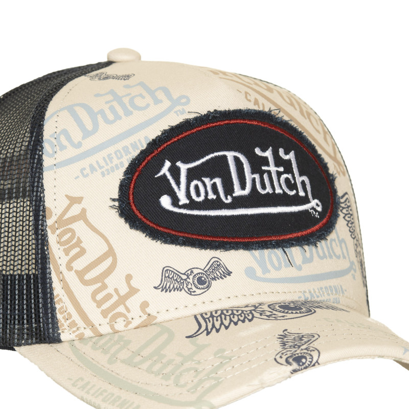 Casquette Vondutch Beige Trucker Snapback CAFE | VonDutch