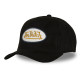 Casquette Vondutch Noire Baseball Snapback en Suedine FUR | VonDutch