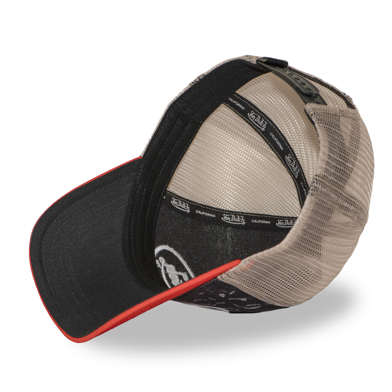 Casquette Vondutch Noire Trucker Snapback SUBLI | VonDutch | Von Dutch