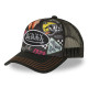 Casquette Vondutch Noire Trucker Snapback SUBLI | Von Dutch