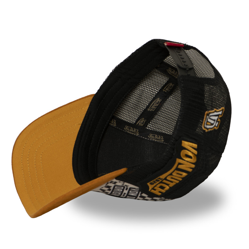 Casquette Vondutch Orange Trucker Snapback en Suedine SUBLI | VonDutch | Von Dutch