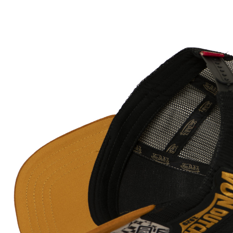 Casquette Vondutch Orange Trucker Snapback en Suedine SUBLI | VonDutch | Von Dutch