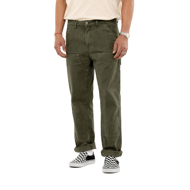 Pantalon en Coton coupe Droit Vert WORK | Homme - Vondutch