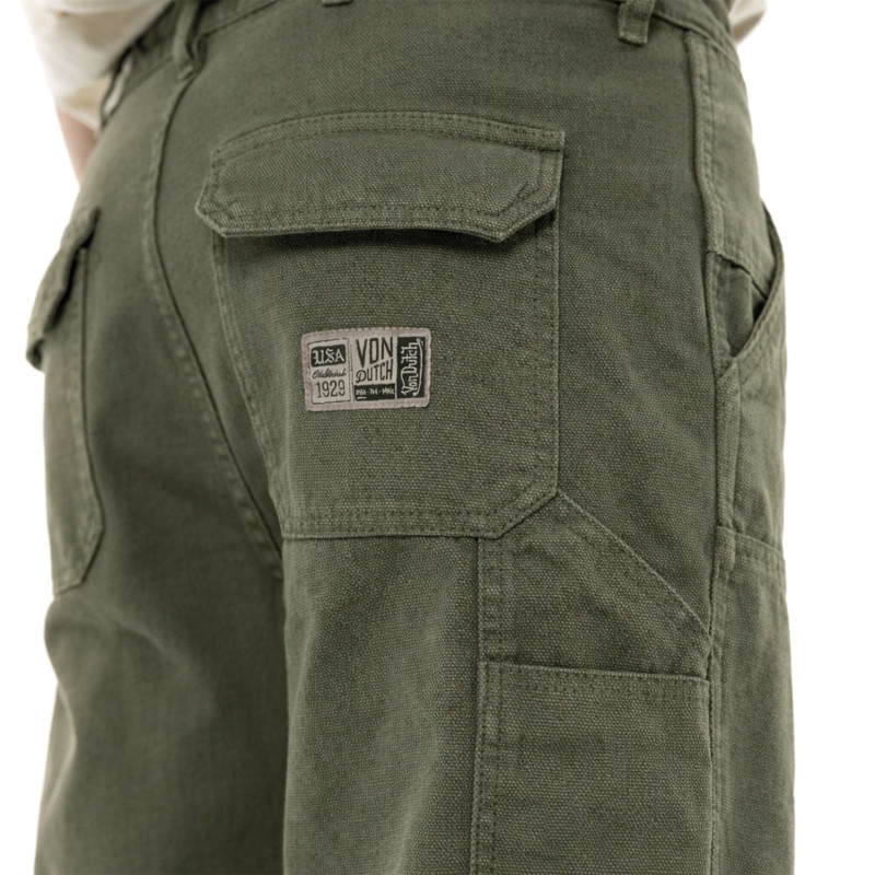 Pantalon en Coton coupe Droit Vert WORK | Homme - Vondutch