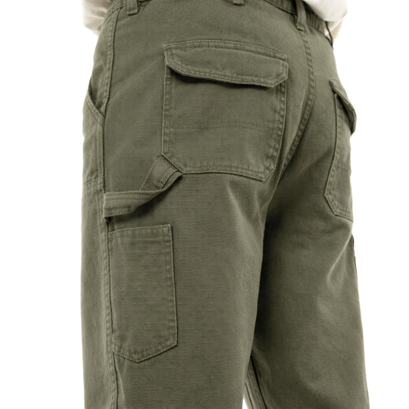 Pantalon en Coton coupe Droit Vert WORK | Homme - Vondutch