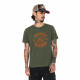 Tee Shirt Kaki coupe Régular Col rond LOG | Homme - Vondutch | Von Dutch