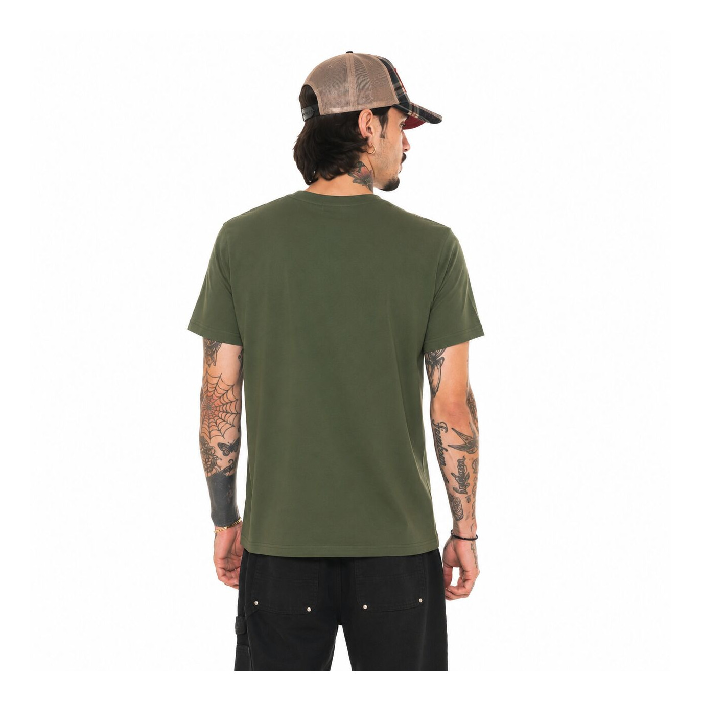 Tee Shirt Kaki coupe Régular Col rond LOG | Homme - Vondutch | Von Dutch