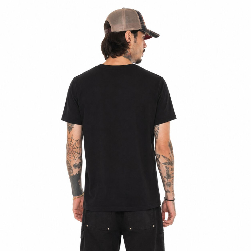 Tee Shirt Noir coupe Régular Col rond LOG | Homme - Vondutch