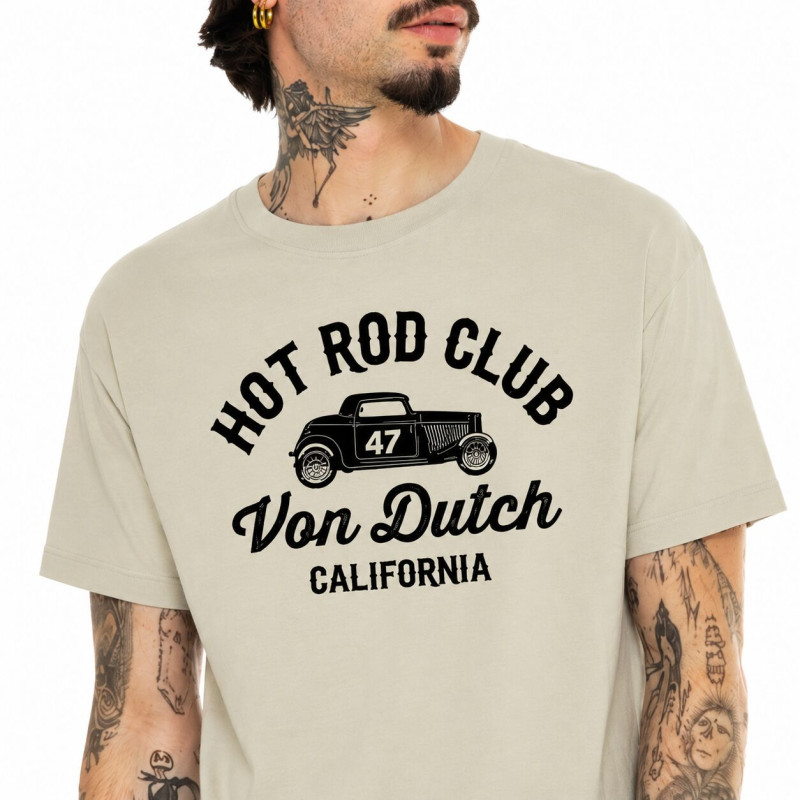Tee Shirt Blanc coupe Régular Col rond LOG | Homme - Vondutch