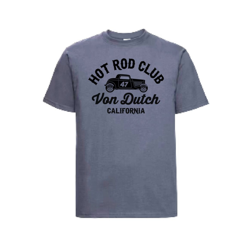 Tee Shirt Gris coupe Régular Col rond LOG | Homme - Vondutch | Von Dutch