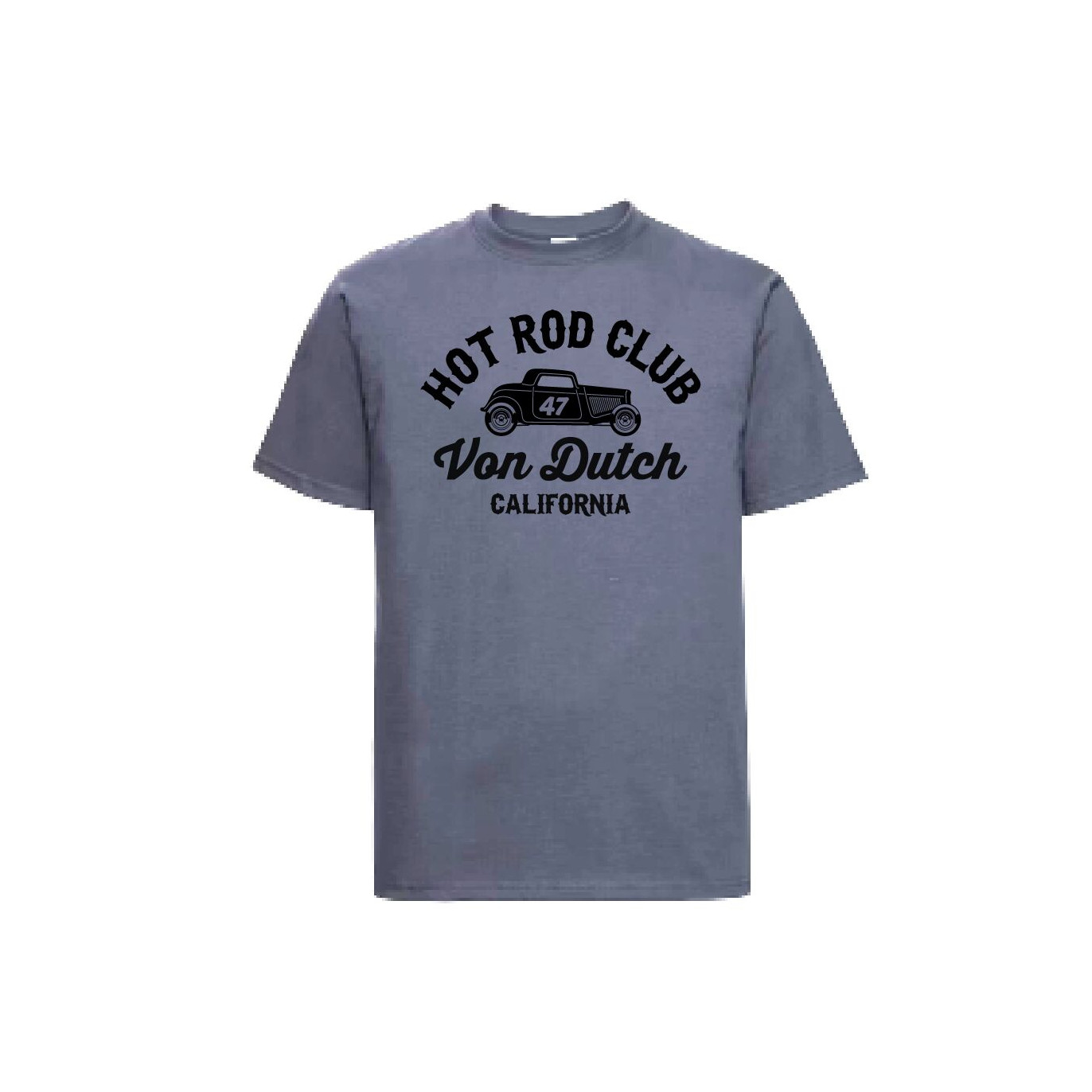 Tee Shirt Gris coupe Régular Col rond LOG | Homme - Vondutch | Von Dutch
