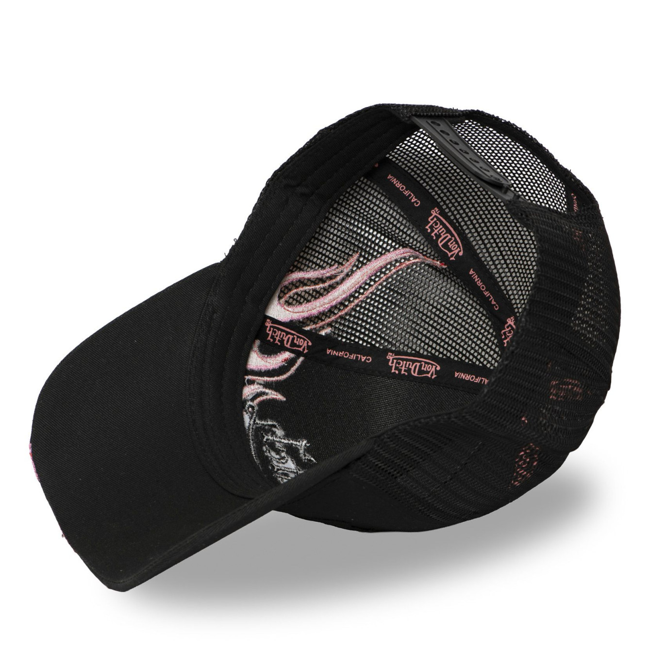 Casquette Vondutch Noire Trucker Snapback FIRE | VonDutch | Von Dutch