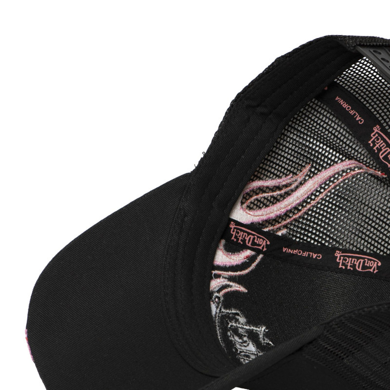 Casquette Vondutch Noire Trucker Snapback FIRE | VonDutch | Von Dutch