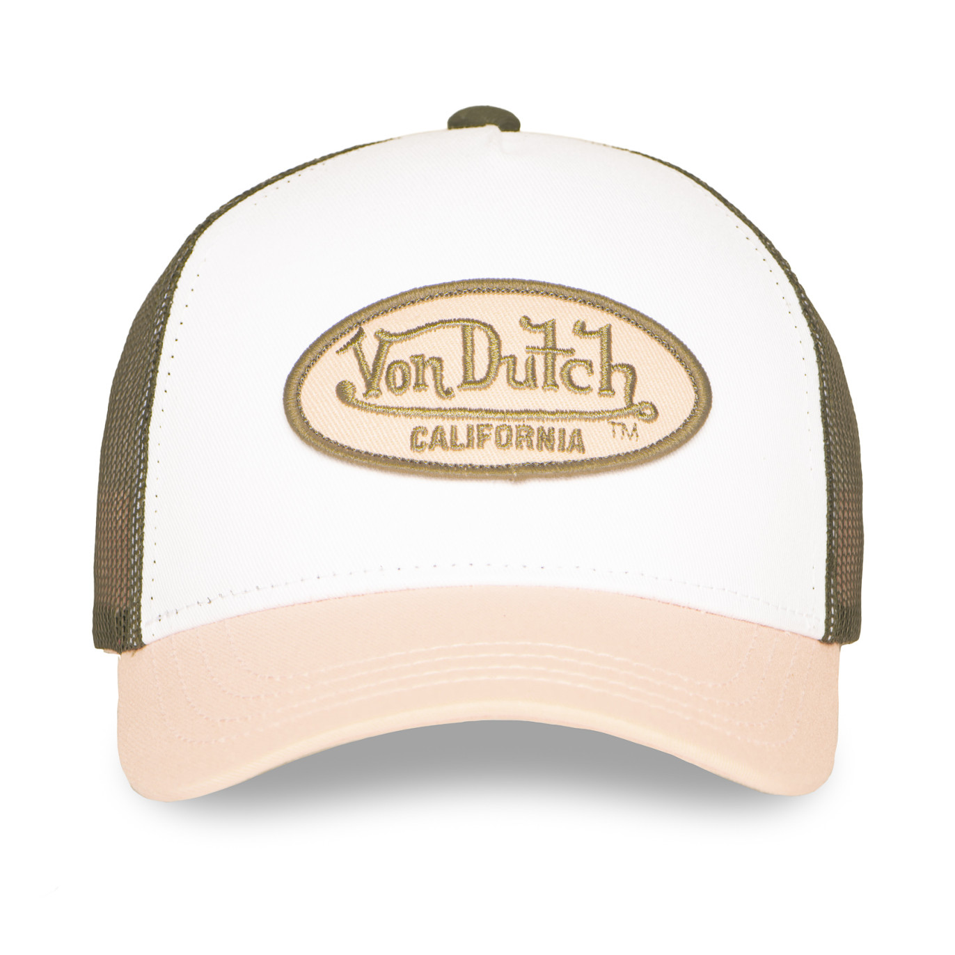 Casquette Vondutch Kaki Trucker Scratch en silicone BASIC | VonDutch