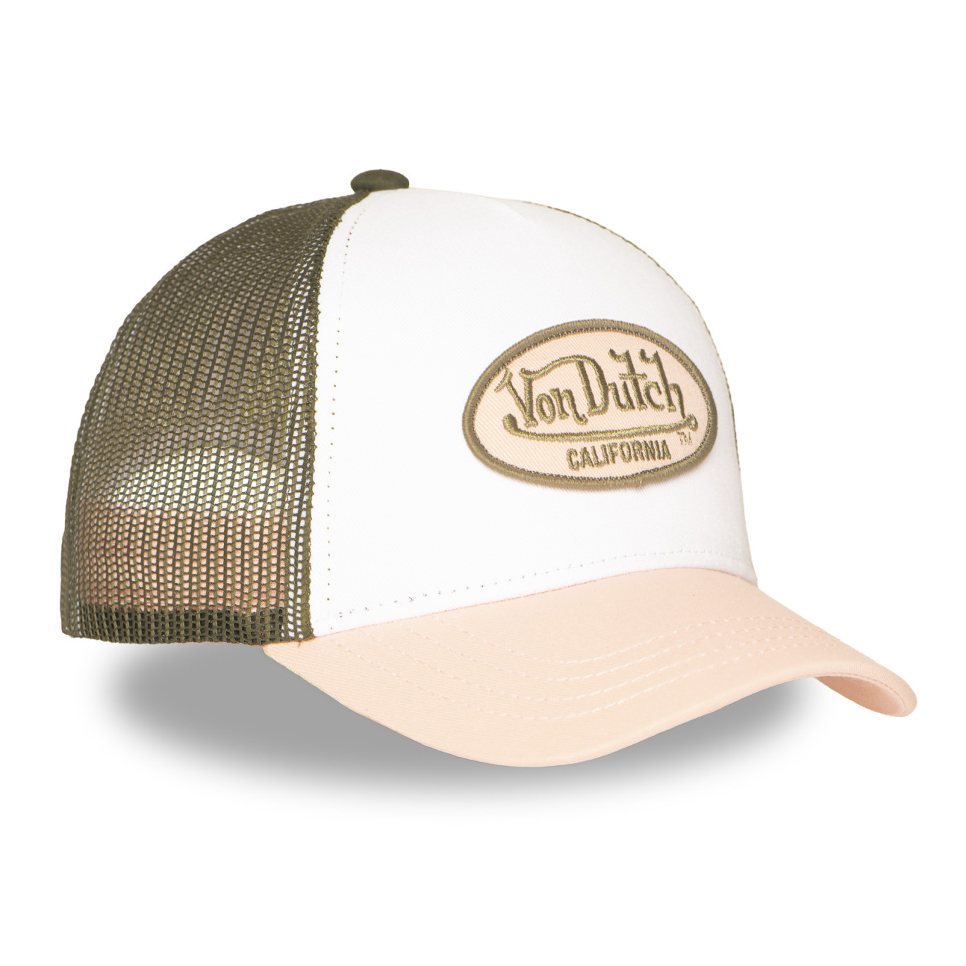 Casquette Vondutch Kaki Trucker Scratch en silicone BASIC | VonDutch