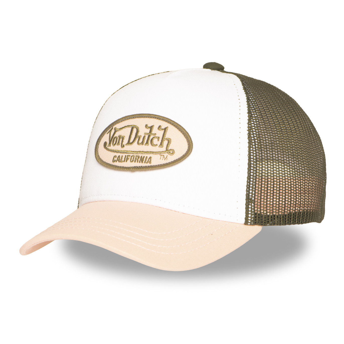 Casquette Vondutch Kaki Trucker Scratch en silicone BASIC | VonDutch
