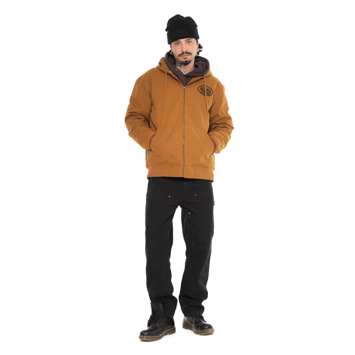 Blouson Hiver Marron LEVY | Homme - Vondutch | Von Dutch