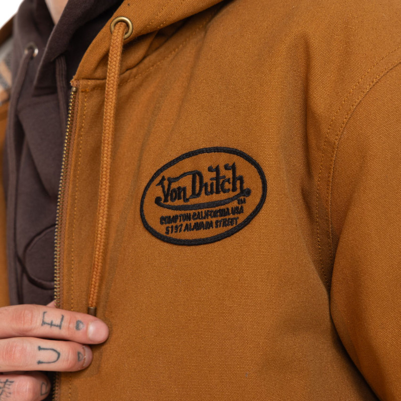Blouson Hiver Marron LEVY | Homme - Vondutch