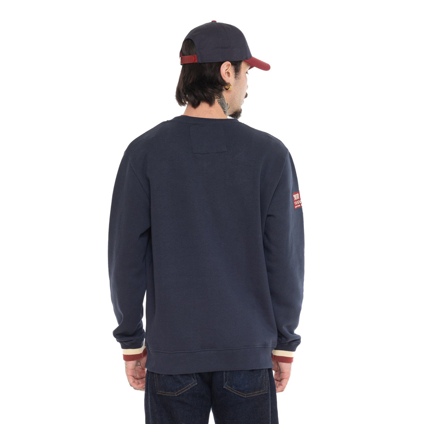 Sweat à capuche Bleu Molletoné LEWIS | Homme - Vondutch | Von Dutch
