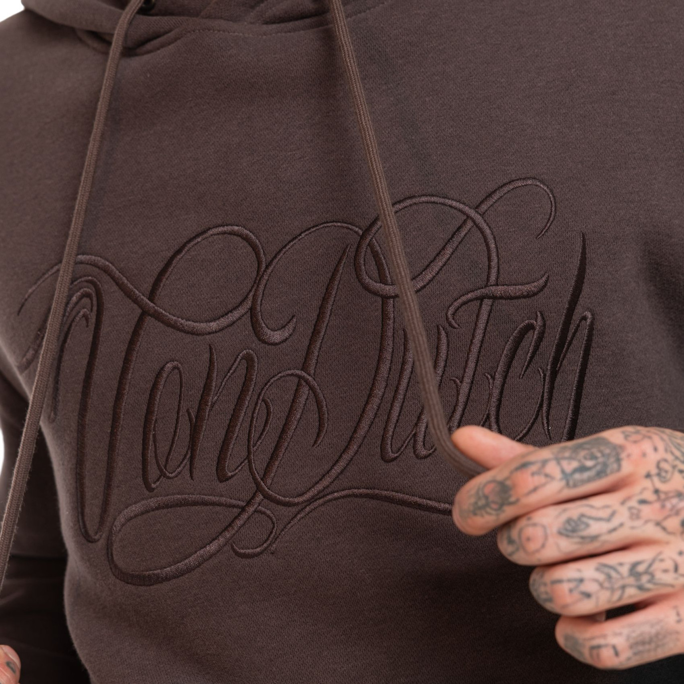 Sweat à capuche Marron Molletoné RUBEN | Homme - Vondutch | Von Dutch