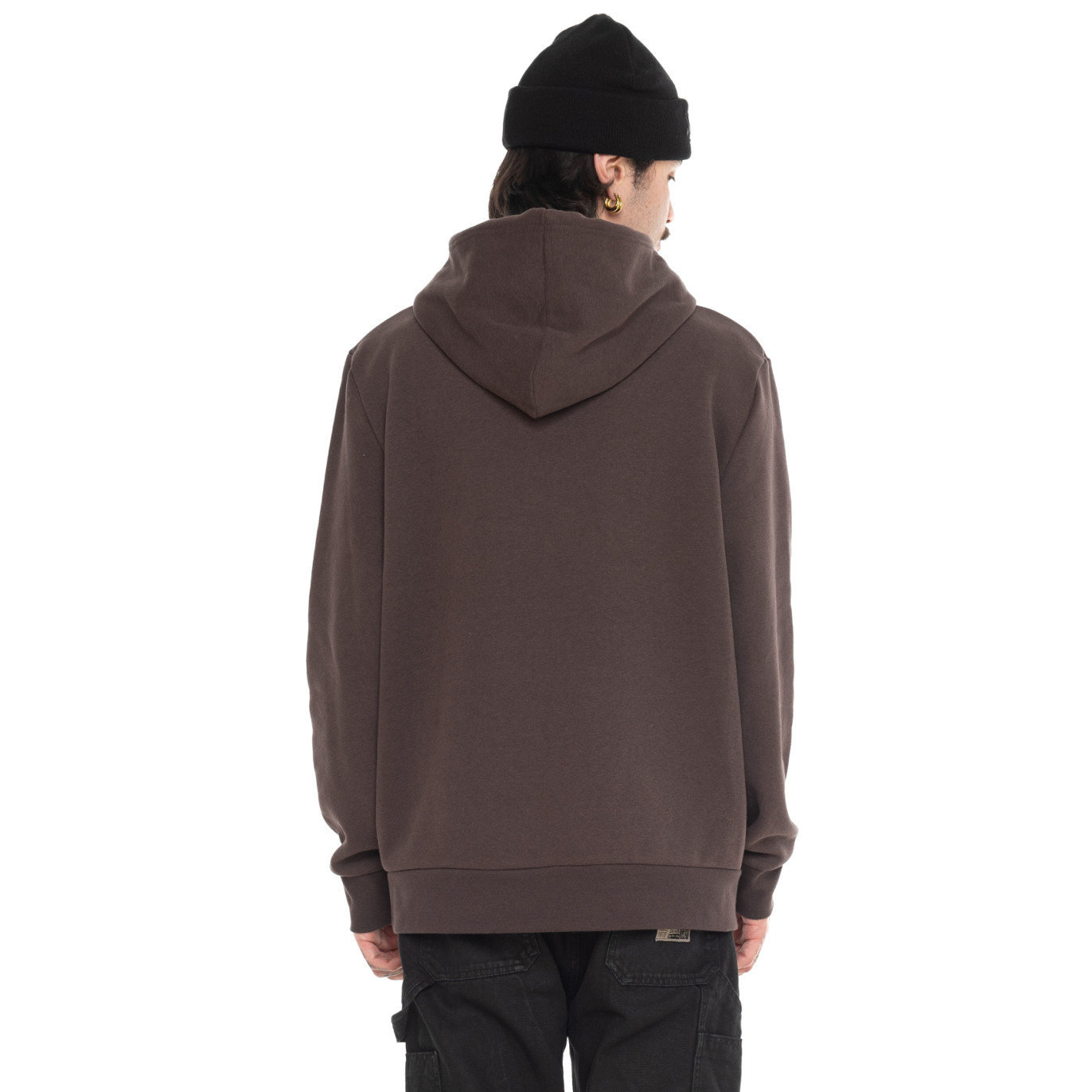 Sweat à capuche Marron Molletoné RUBEN | Homme - Vondutch | Von Dutch