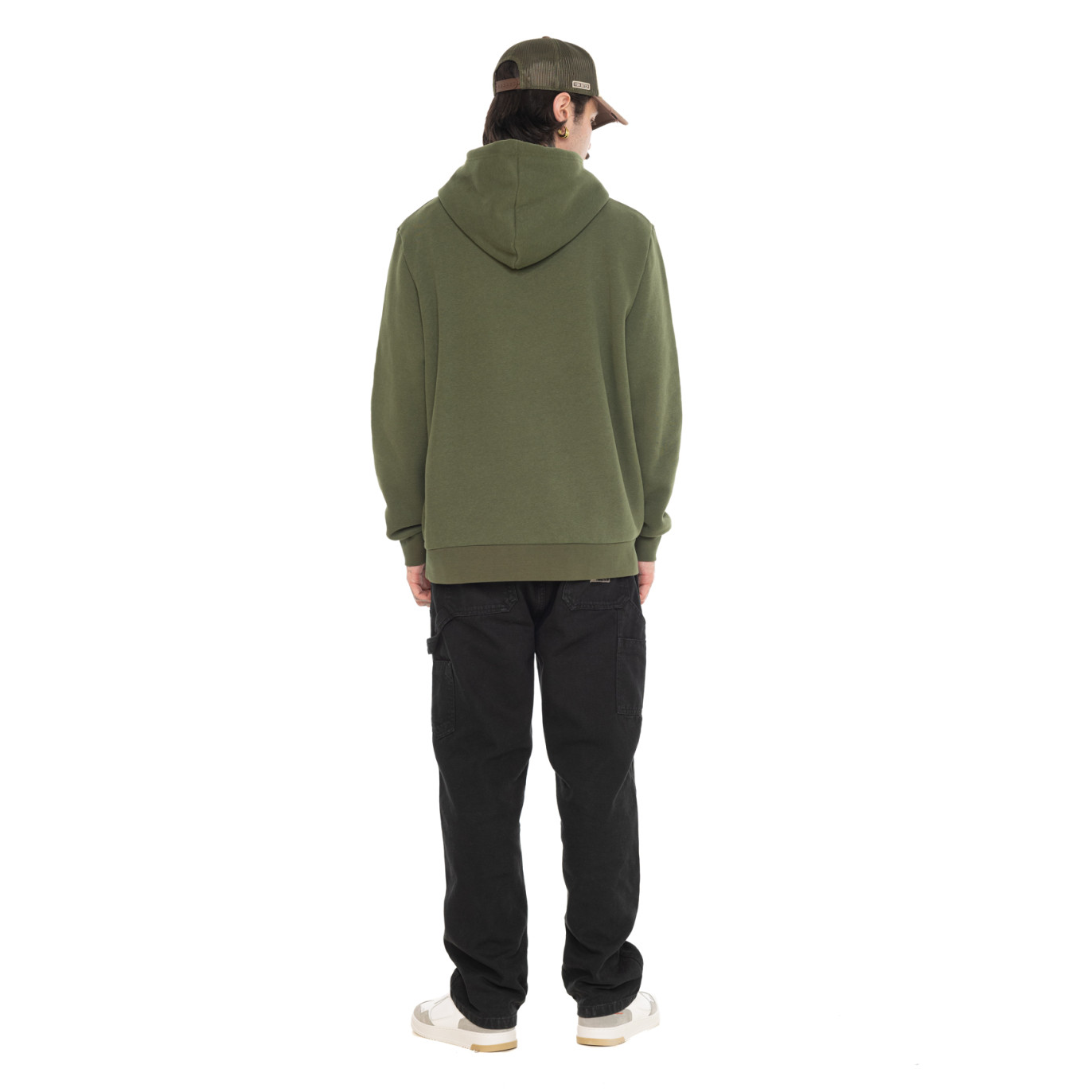 Sweat à capuche Vert Molletoné RUBEN | Homme - Vondutch | Von Dutch