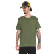 Tee Shirt Vert coupe Régular Col rond effet Délavé CATLIF | Homme - Vondutch | Von Dutch