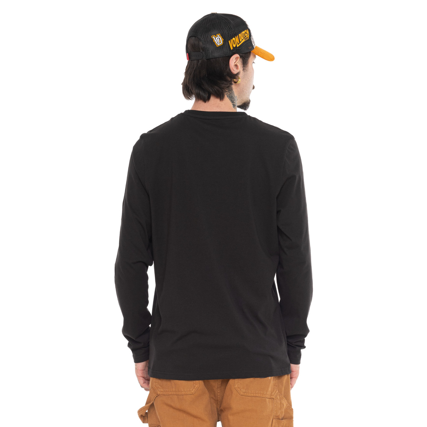 Tee Shirt Noir coupe Régular Col rond COHEN | Homme - Vondutch | Von Dutch