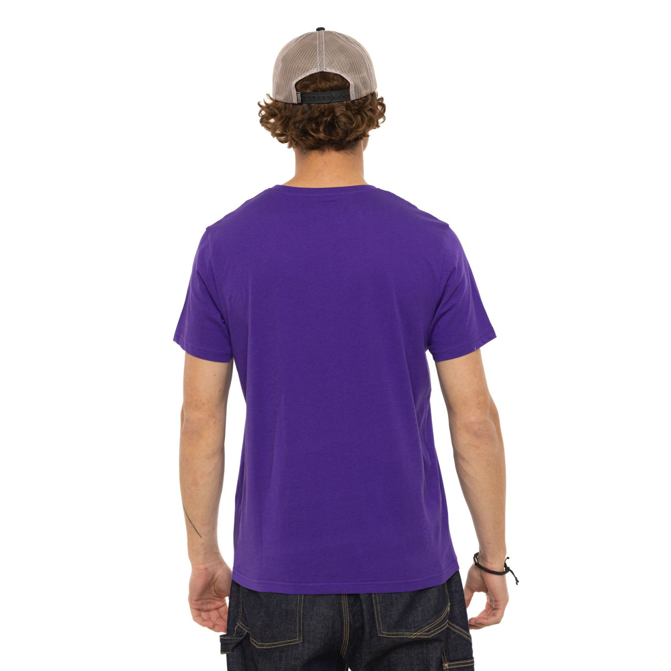 Tee Shirt Violet coupe Régular Col rond FIRST | Homme - Vondutch