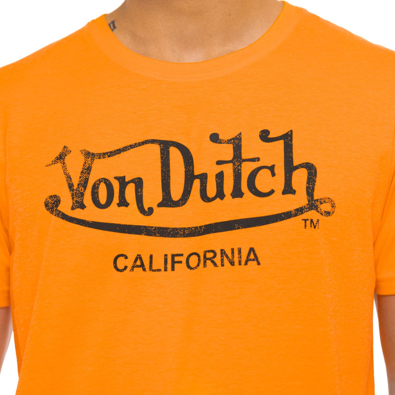 Tee Shirt Orange coupe Régular Col rond NEO | Homme - Vondutch