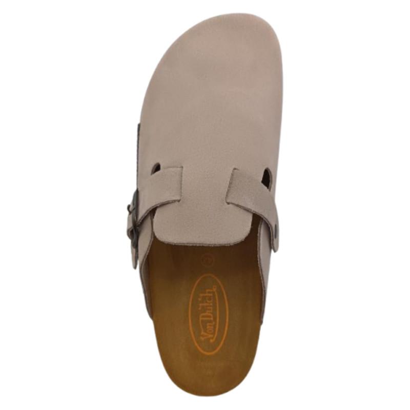 Mules homme dessus cuir avec patchs Vabex | Vondutch
