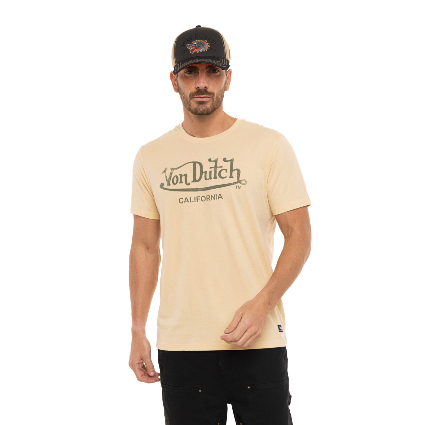 Tee Shirt Blanc coupe Régular Col rond FIRST | Homme - Vondutch