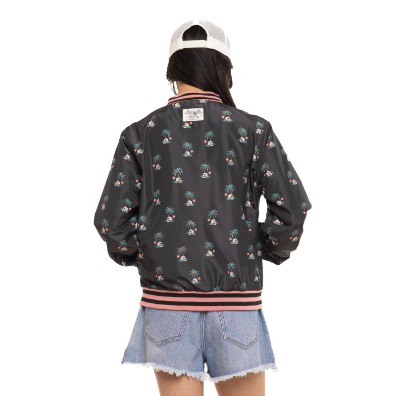 Blouson Mi saison Noire SKULL | Femme - Vondutch