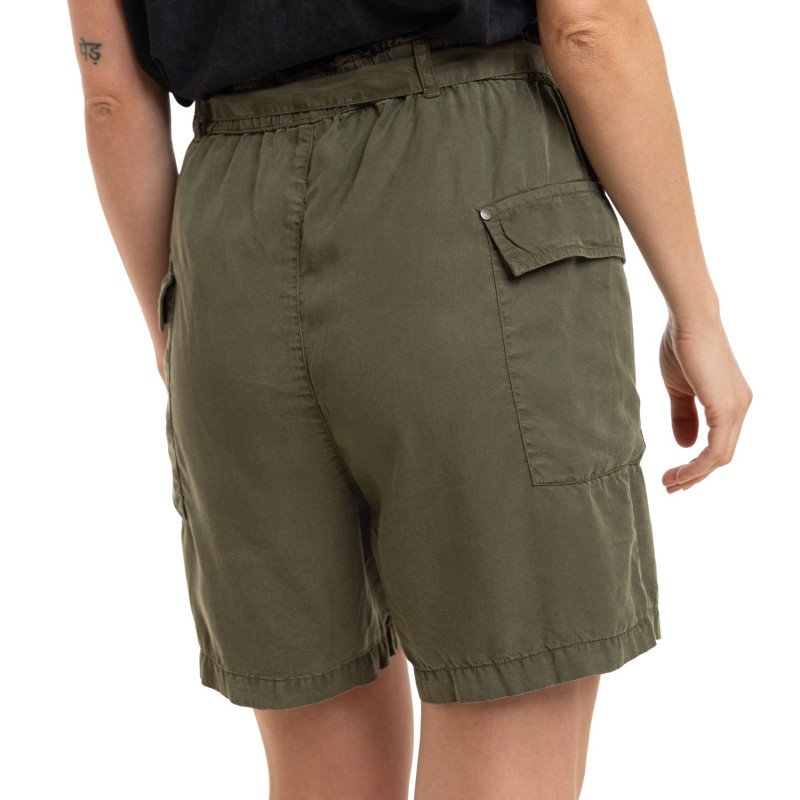 Short coupe Droit Kaki | Femme - Vondutch
