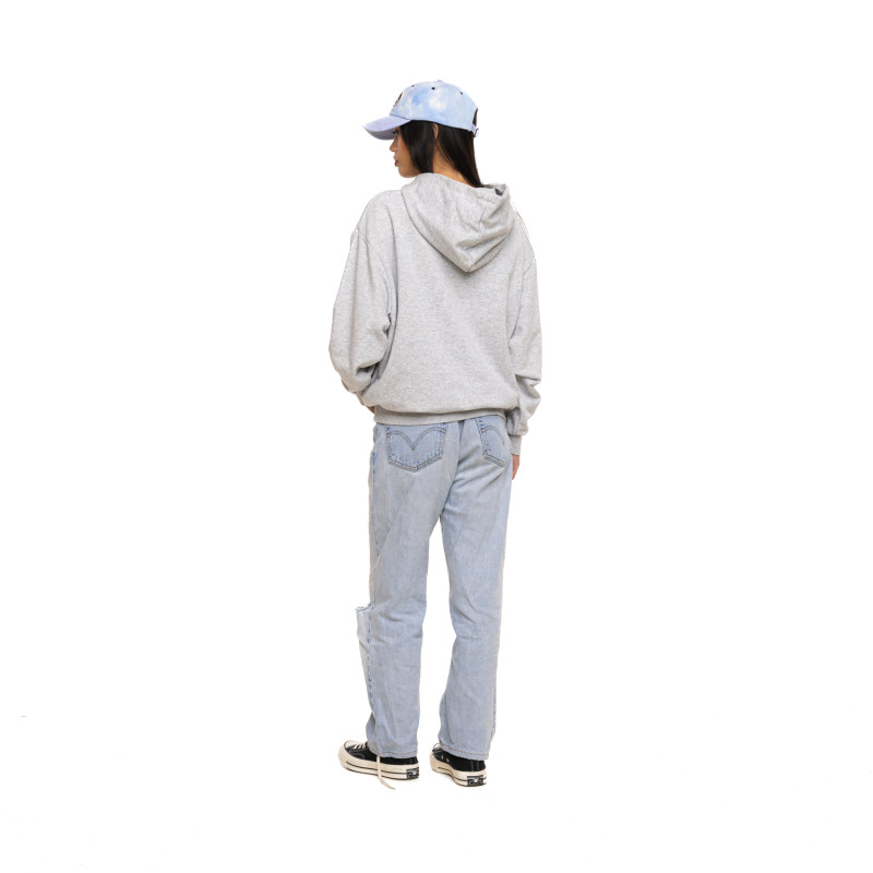 Sweat à capuche coupe Oversize Gris CHAIN | Femme - Vondutch