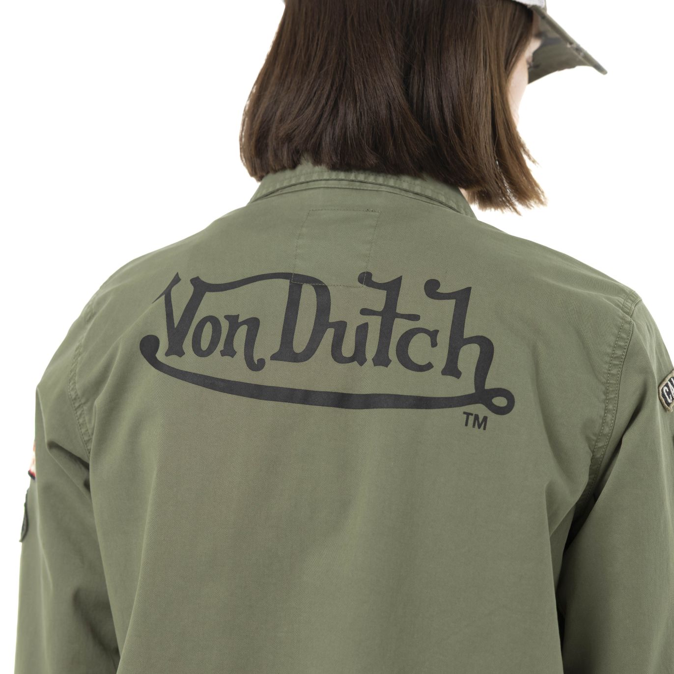 Veste Coton Femme Von Dutch Angel Kaki