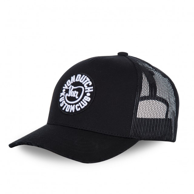 Black Von Dutch Kustom Klub mesh baseball cap Vondutch - 1