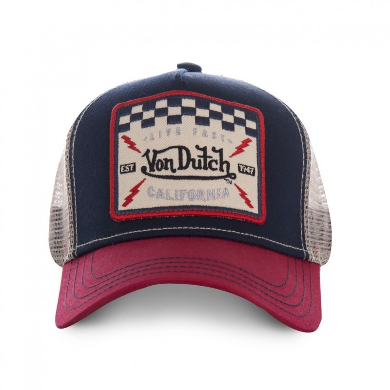Blue and Red Von Dutch Square baseball cap Vondutch - 2