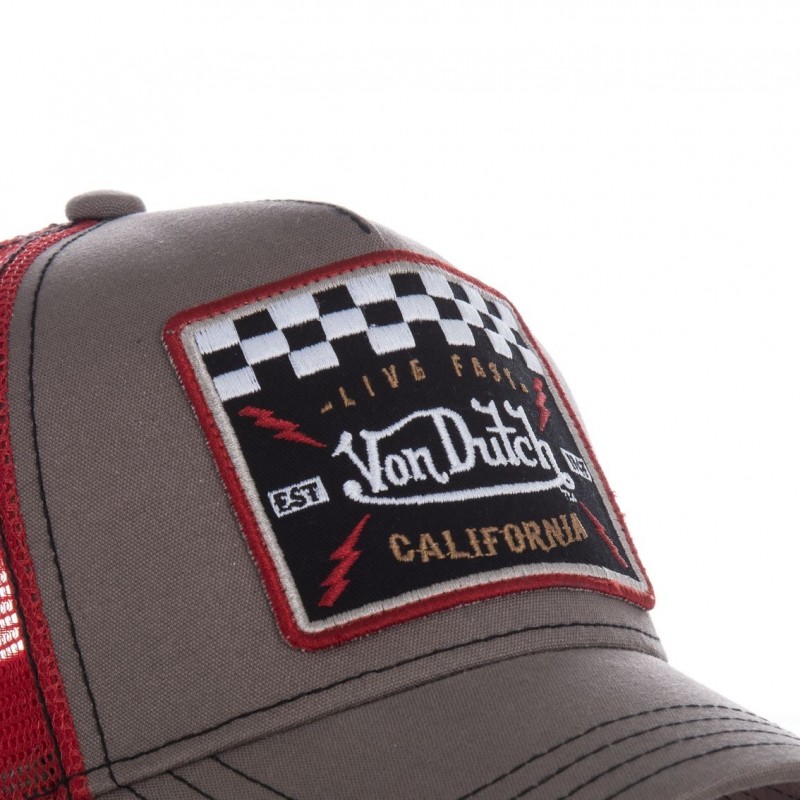 Light Brown Von Dutch Square men's mesh cap Vondutch - 3