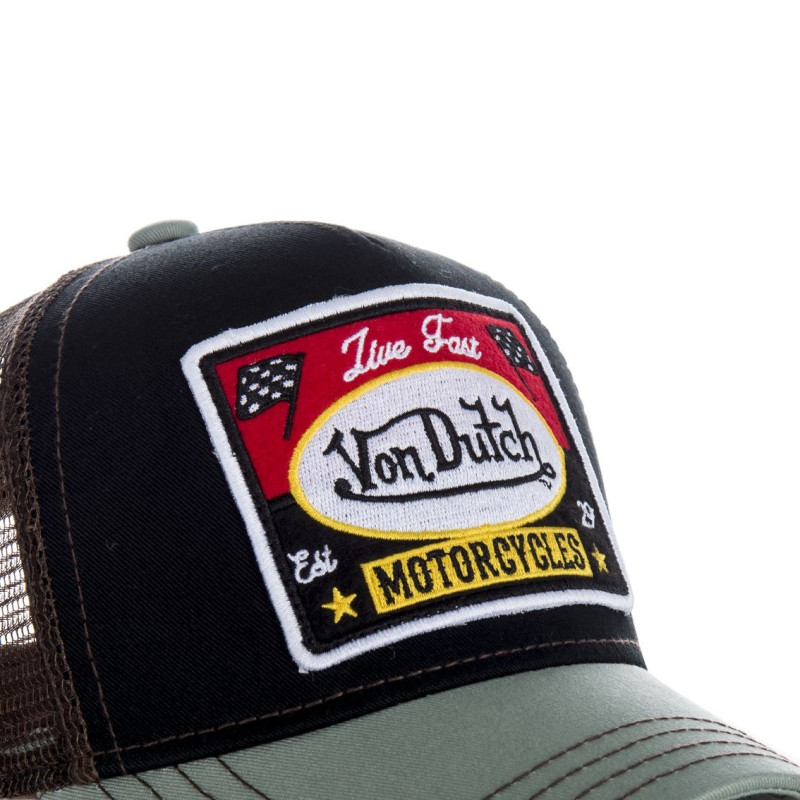 Casquette Vondutch Noire Trucker Snapback SQUARE Vondutch - 3