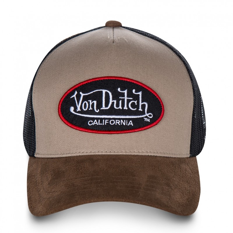 Casquette baseball homme VONDUTCH filet Suede Beige Vondutch - 2