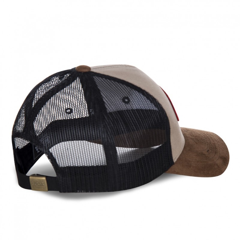 Casquette baseball homme VONDUTCH filet Suede Beige Vondutch - 4