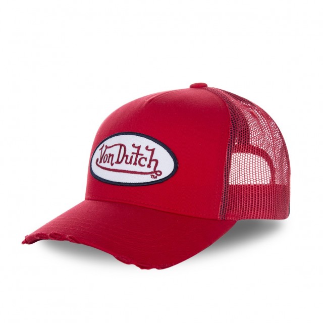 Von Dutch baseball fresh red cap with mesh Vondutch - 1