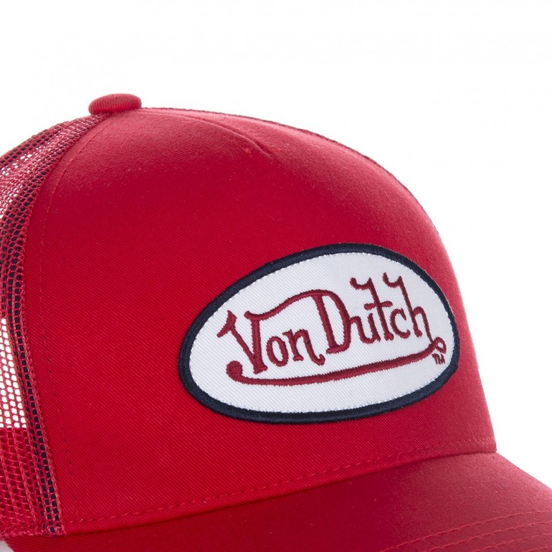 Casquette Vondutch Rouge Trucker Snapback FRESH Vondutch - 3