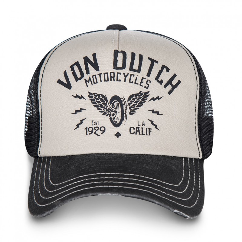Casquette Vondutch Beige Trucker Snapback CREW Vondutch - 2