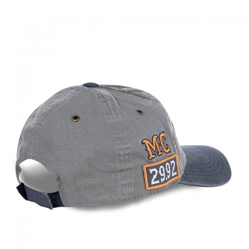 Grey Von Dutch JackGmo Baseball Cap with Orange Logo Vondutch - 4