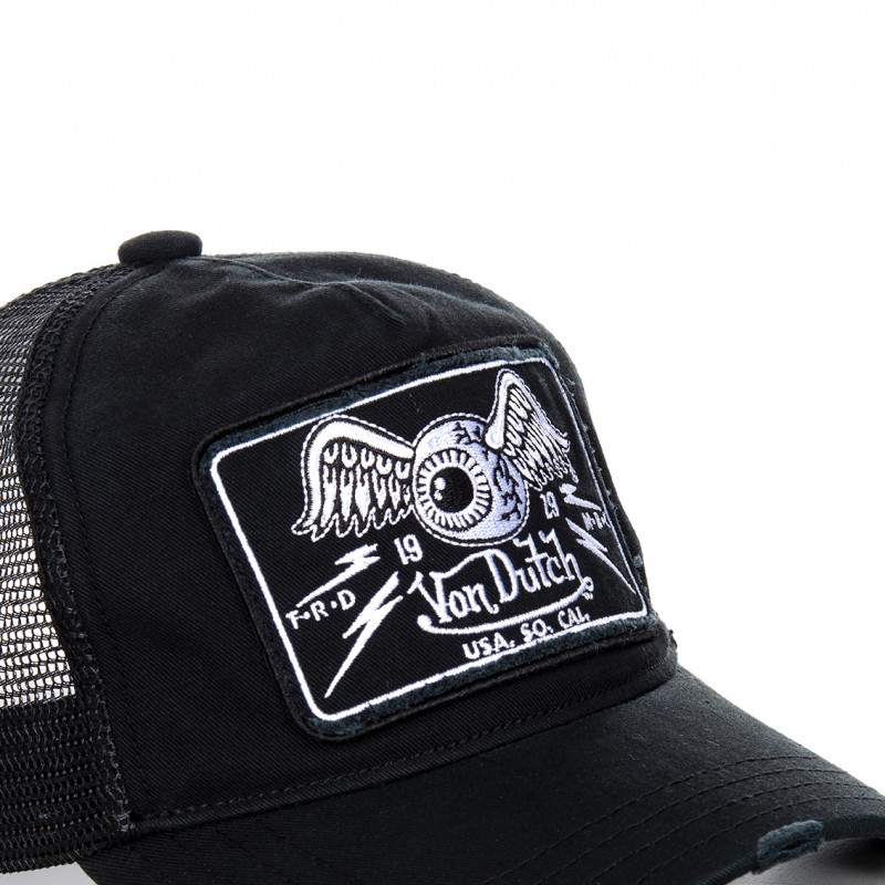 Casquette Vondutch Noire Trucker Snapback FLYING EYE Vondutch - 3