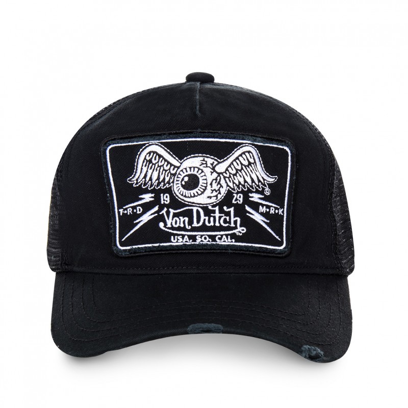 Casquette Vondutch Noire Trucker Snapback FLYING EYE Vondutch - 2